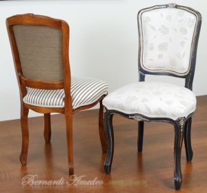 SE09 L2 Two-tone lacquered Parisian chair with upholstered seat and back 02